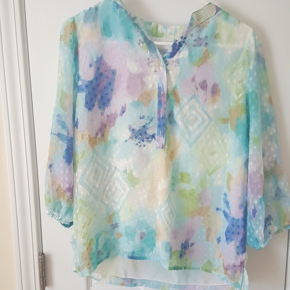 Marble ombre shirt